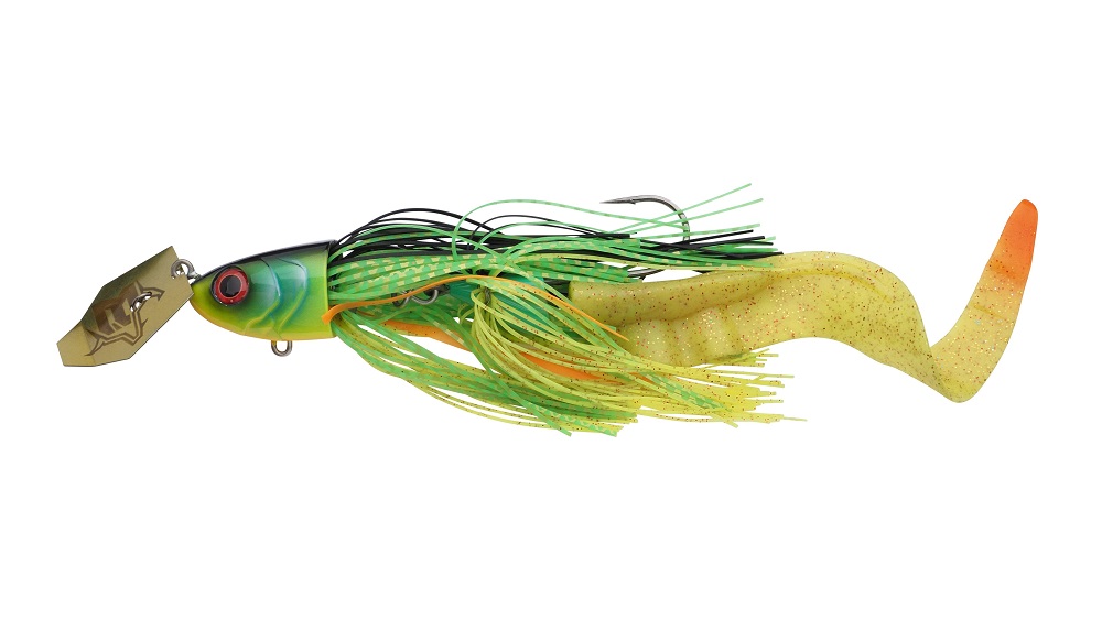 Levně Abu garcia třpytka beast bladed jig sinking firetiger 25 cm 50 g