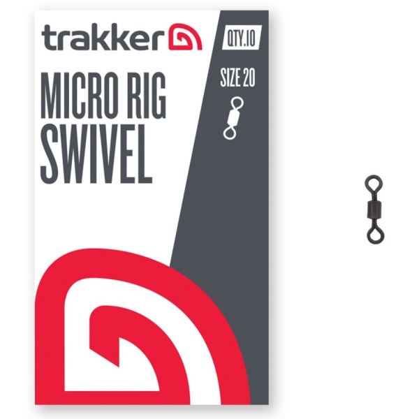 Trakker Obratlík Micro Rig Swivel Velikost 20 10 ks