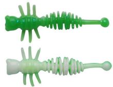 Berkley Gumová Nástraha Powerbait Power Larvae Spring Green White - 4 cm 12 ks