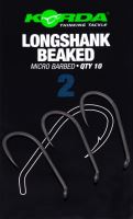 Korda Háčky Longshank Beaked Barbed 10 ks - Velikost 2