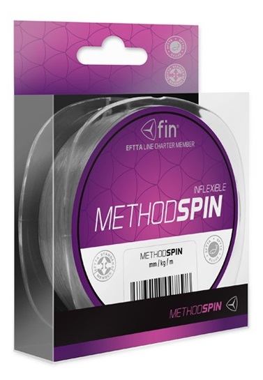Levně Fin vlasec method spin šedá 150 m-průměr 0,14 mm / nosnost 4 lb