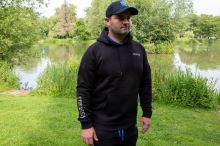 Preston Innovations Mikina Black French Terry Hoodie (2)