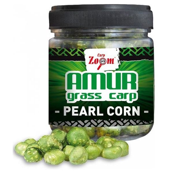 Carp Zoom Pufovaná Kukuřice Amur Grass Carp Pearl Corn 17 g 185 ml