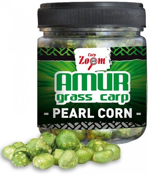 Levně Carp zoom pufovaná kukuřice amur grass carp pearl corn 17 g 185 ml