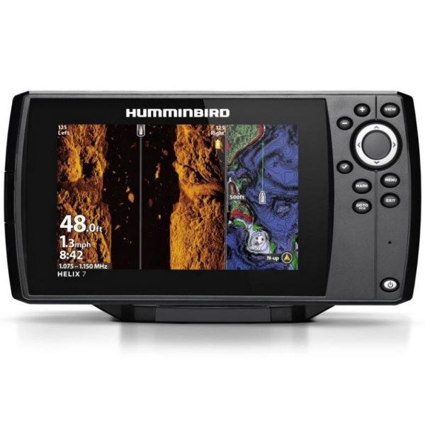Humminbird Helix 7x Chirp MSI GPS G3N + Autochart Zero Lines Map Card