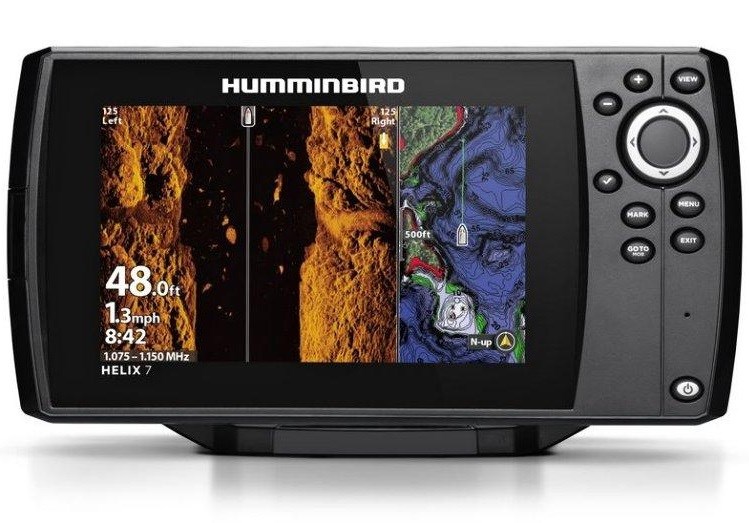 Humminbird Helix 7x Chirp MSI GPS G3N + Autochart Zero Lines Map Card