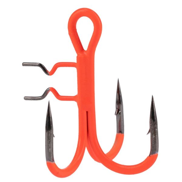 Mikado Trojháčky Jaws Vertical UV Oranžové 4 ks