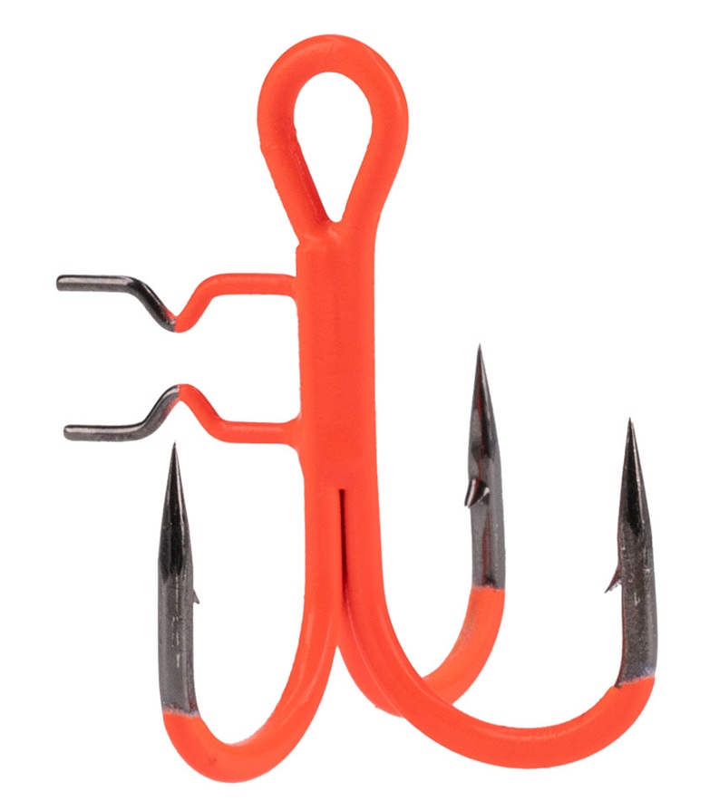 Mikado trojháčky jaws vertical uv oranžové 4 ks - 3/0