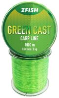 Zfish Vlasec Green Cast Carp Line - 0,26 mm 1000 m