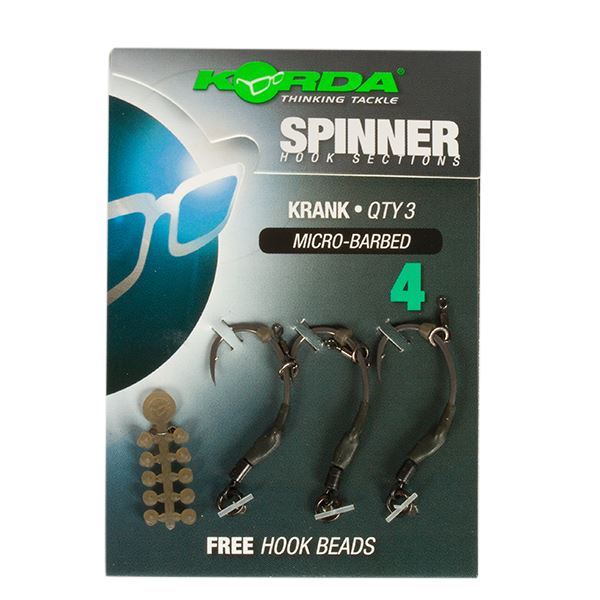 Korda Háčky Spinner Hook Sections Krank