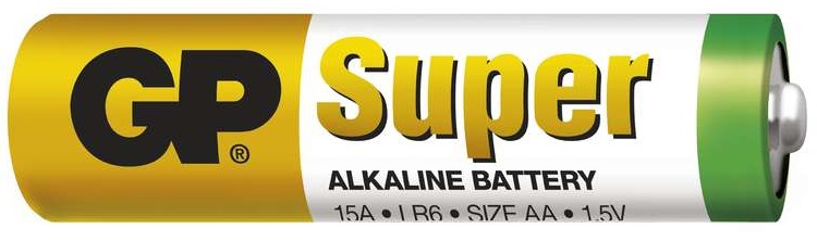 Levně Gp batteries alkalická baterie gp super lr6 (aa) 4 ks