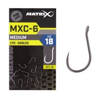 Matrix Háčky MXC-6 Barbless Eyed 10 ks - Velikost 18