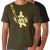 Vass Tričko Fisherman Printed w/Strap T-Shirt Khaki