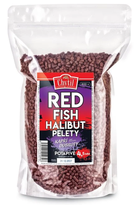 Chytil pelety red fish halibut 800 g - 4 mm