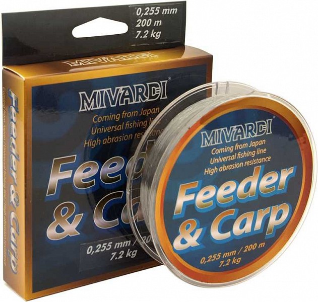 Levně Mivardi vlasec carp a feeder 200 m - 0,255 mm 7,2 kg