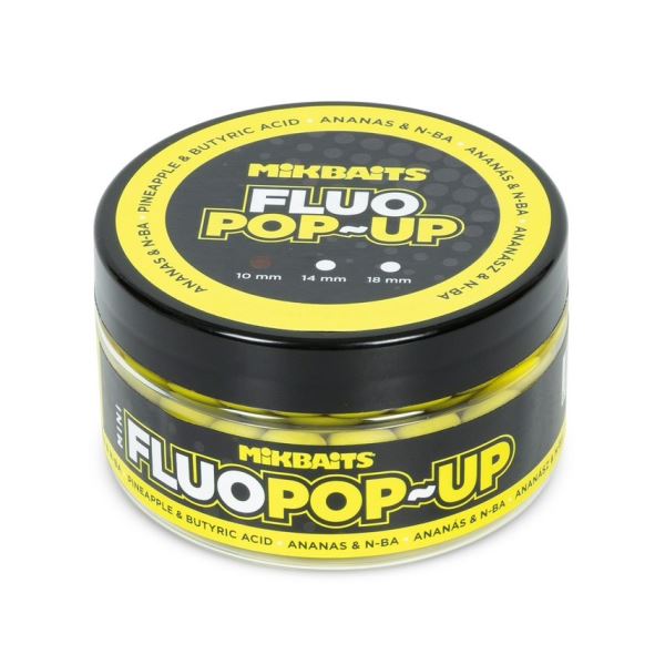 Mikbaits Mini Plovoucí Boilie Fluo 100 ml 10 mm