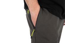 Matrix Kraťasy Black Edition Jogger Shorts Dark Grey Lime (5)