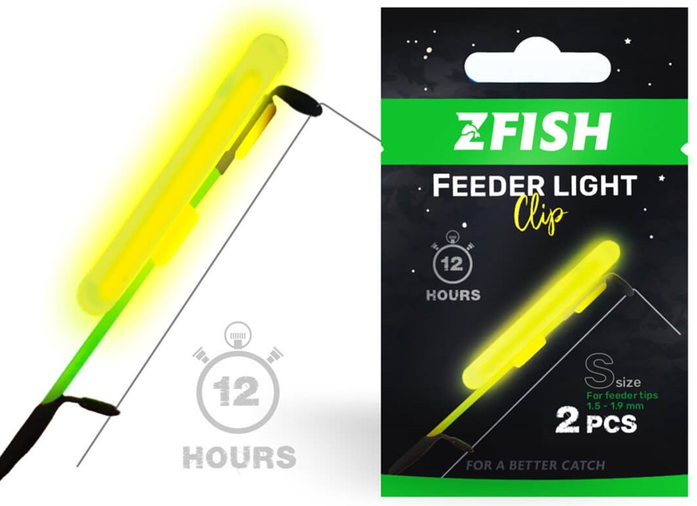 Zfish chemické světlo feeder clip 2 ks - s 4,5x3,9 mm (tip 1,5-1,9 mm)