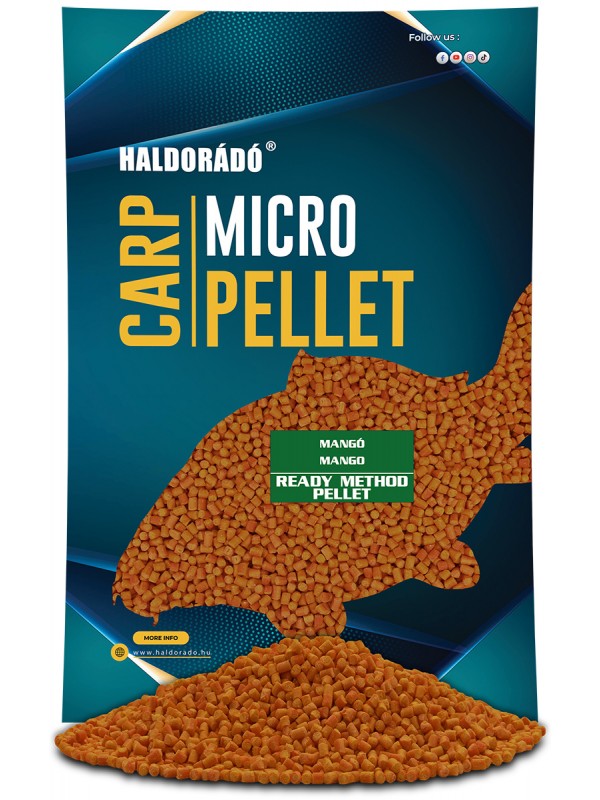 Levně Haldorádó pelety method ready micro pellet mango 600 g