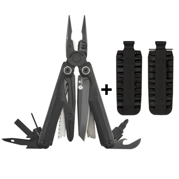 Leatherman Kleště Wave Alpha Obsidian + Bit Kit Zdarma