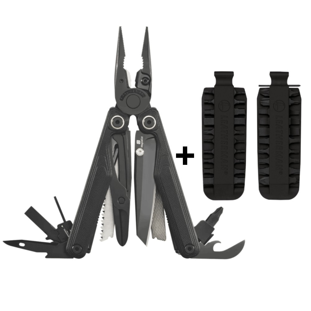 Leatherman kleště wave alpha obsidian + bit kit zdarma