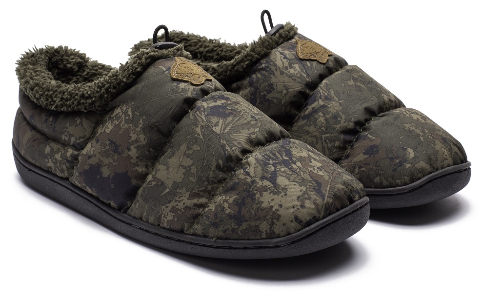 Nash nazouváky camo deluxe bivvy slippers - velikost 12 (46)