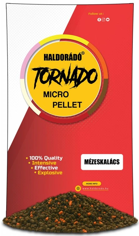 Haldorádó pelety tornado micro pellets 400 g 2 mm - perník
