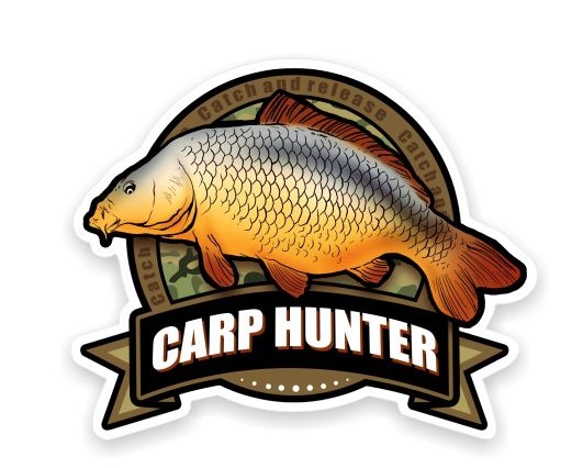 Levně 4anglersdesign samolepka 21 carp hunter