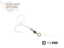 Delphin Rychlovýměnný Obratlík s Kroužkem TheEND QuickS #4 10 ks (1)