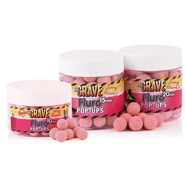 Dynamite Baits Plovoucí boilie Pop-Ups Crave Pink Fluro