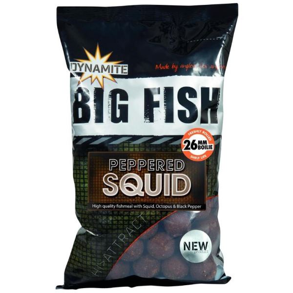 Dynamite Baits Boilies Big Fish Peppered Squid