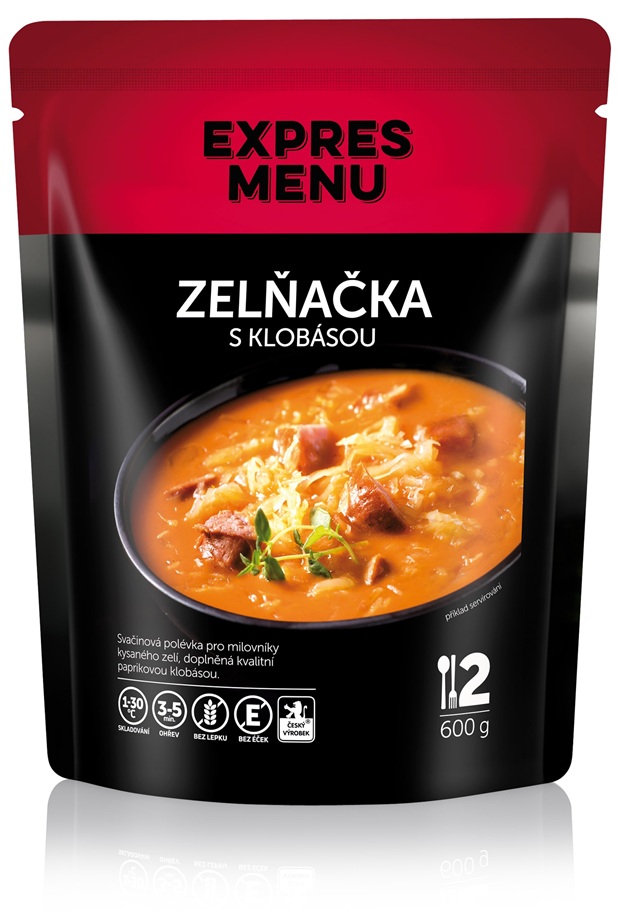 Levně Expres menu zelňačka s klobásou 600 g