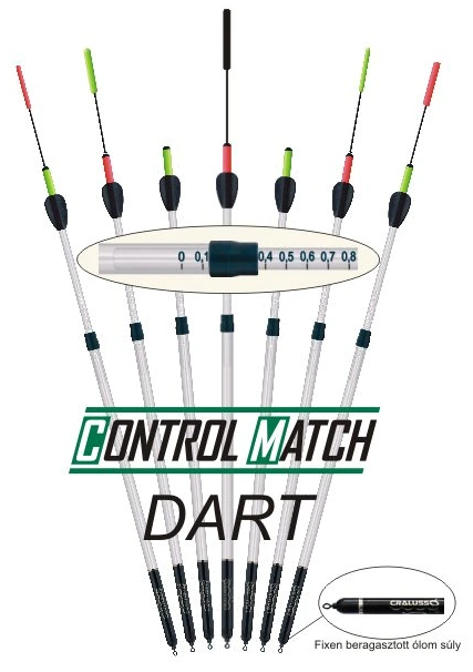 Cralusso splávek control match with dart - 10 g