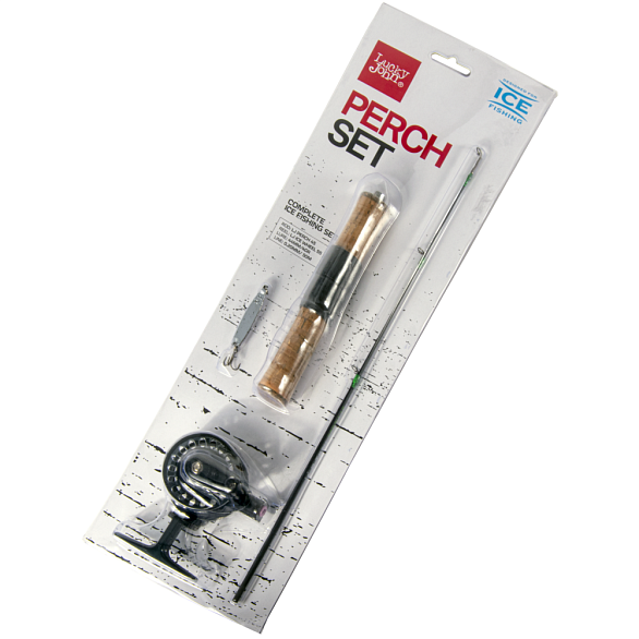 Levně Lucky john prut na dírky ice fishing perch set 45 cm 1+1-díl