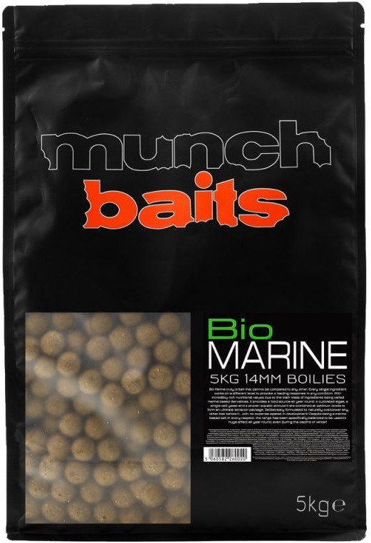 Levně Munch baits boilie bio marine-5 kg 14 mm