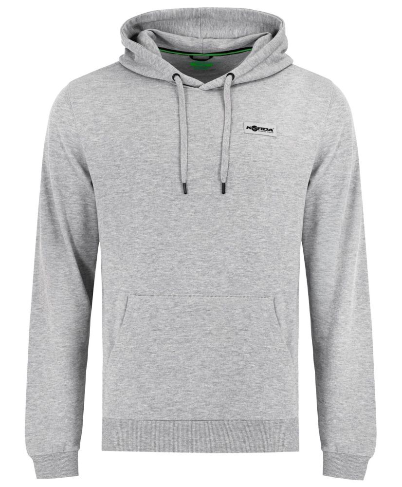 Korda mikina patch hoodie heather grey - m