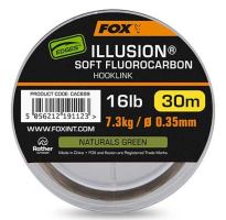 Fox Fluorocarbon Edges Illusion Soft Hooklink Naturals Green 30 m (1)