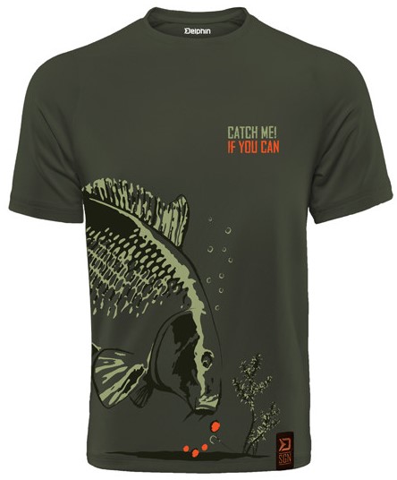 Levně Delphin tričko catch me carp nx - xxl