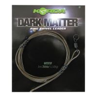 Korda Koncová Montáž Dark Matter Leader Size 8 Ring Swivel 40 lb 1 m (3)