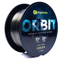 RidgeMonkey Vlasec Orbit Double Tapered Mono Oboustranně Ujímaný Vlasec Zelená 3x300 m (1)