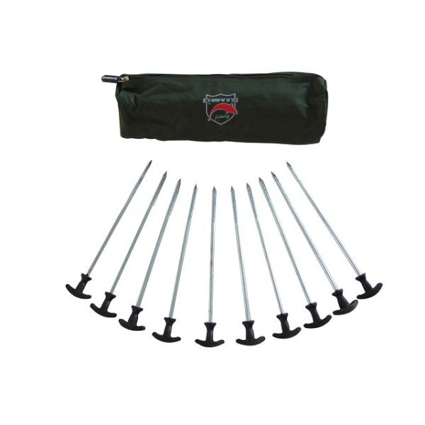 Ehmanns Kolíky k bivaku Hot Spot Steel Bivvy Pegs Long