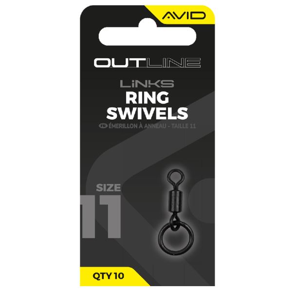 Avid Carp Obratlík s Kroužkem Outline Ring Swivel