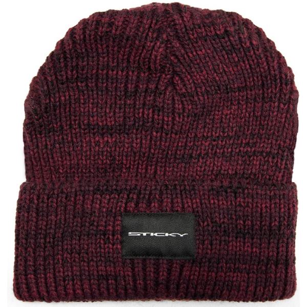 Sticky Baits Čepice Maroon Fleck Beanie