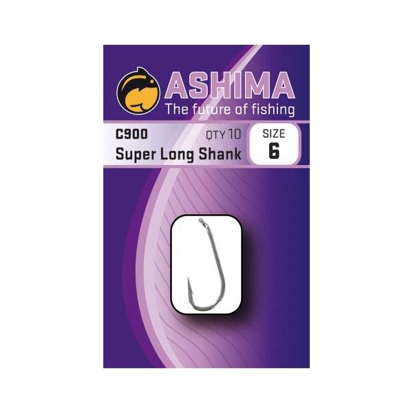 Ashima  Háčky  C900 Super Long Shank  (10ks)