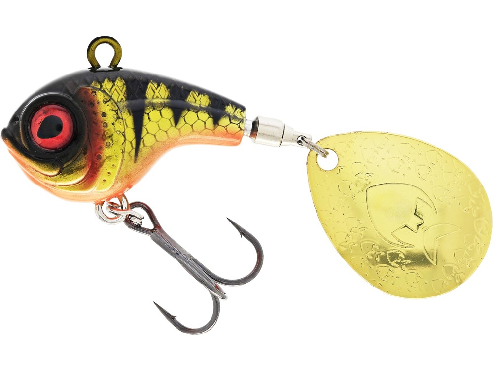 Levně Westin nástraha dropbite tail spin jig bling perch- 3,7 cm 22 g
