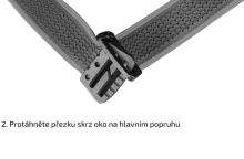 Fenix Sada Černých Popruhů AFH-02 Pro Čelovky Fenix (4)