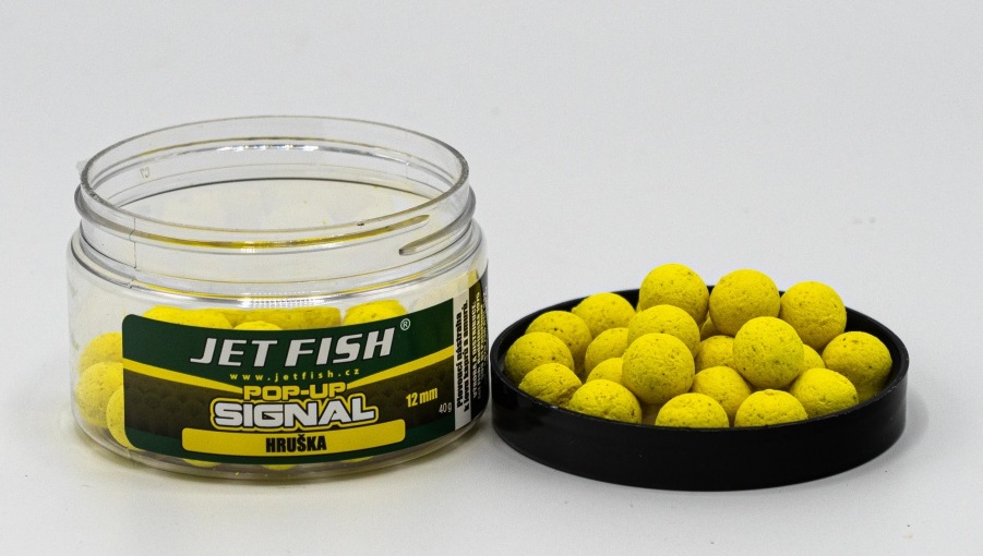 Jet fish plovoucí boilie signal hruška - 40 g 12 mm