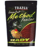 Traper Krmítková Směs Groundbait Method Feeder Ready Halibut Červený - 750 g Traper Krmítková Směs Groundbait Method Feeder Ready Halibut Červený - 750 g