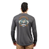 Grundéns Funkční UV Triko Tuna Tatoo LS Tech Tee Anchor (4)