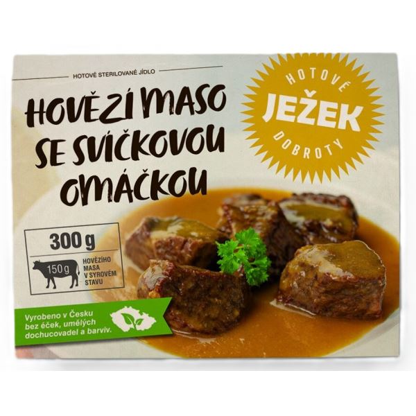 Ježkovy Krabičky Hovězí Maso Se Svíčkovou Omáčkou 300 g